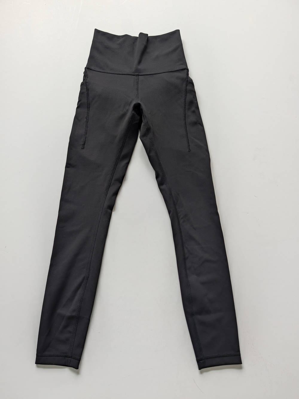 lululemon athletica Wunder Train High Rise Tight With Pockets Blk Size 2 LW5EPSS